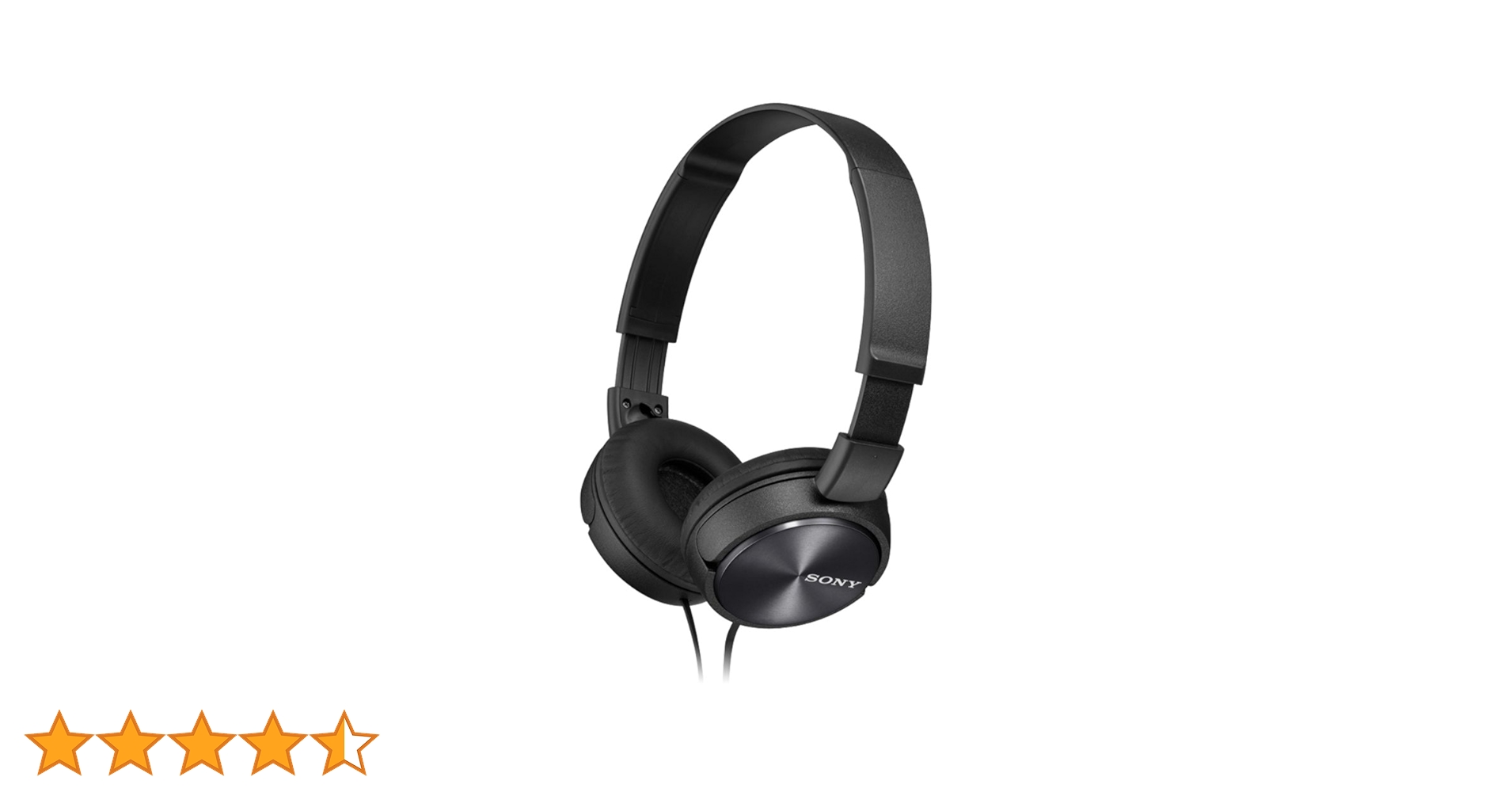 ドンペリ Sony MDR-ZX310-BLACK Wired Headphones with Lightweight